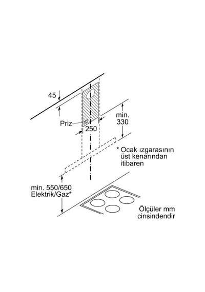 Siemens LC77BHM50 Duvar Tipi 75 CM Davlumbaz