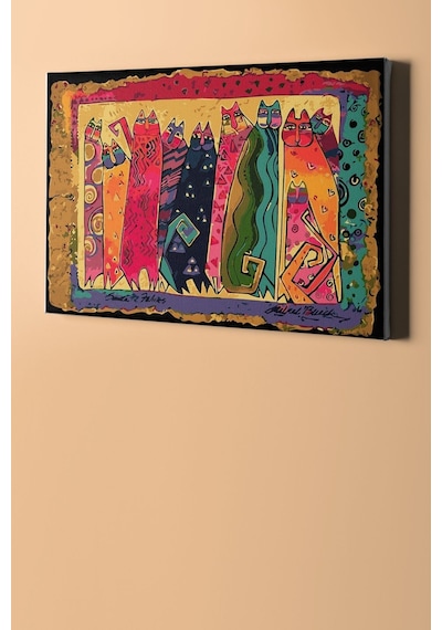 Webstyle Sayılarla Boyama Seti Kasnaklı Soyut Kediler 40 X 50 Cm