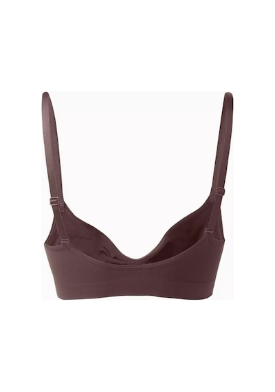 Skims Seamless Sculpt Bralette, Dikişsiz Şekillendirici Bralette, Konforlu Ve Esnek Destek Kahverengi