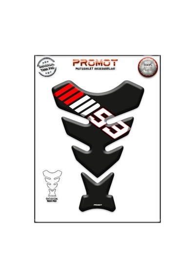 Universal Motosiklet Tank Pad 3d Sticker 0354 Diğer