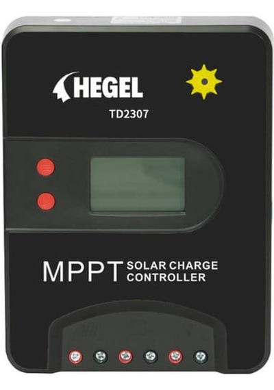 Hegel - İnges 30 Amper Mppt Solar Şarj Kontrol Cihazı - 12 / 24 Volt Akü Şarj Regülatörü - Kesici