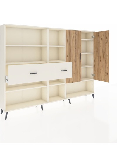 Arges Dolap 10 Raflı 2 Çekmeceli 2 Kapaklı 220x30x163 Aytaşı-çam/aytaşı Atlas Çam/aytası - Aytası Arges Dolap 10 Raflı 2 Çekmeceli 2 Kapaklı 220x30x163 Aytaşı-çam/aytaşı Atlas Çam/aytası - Aytası