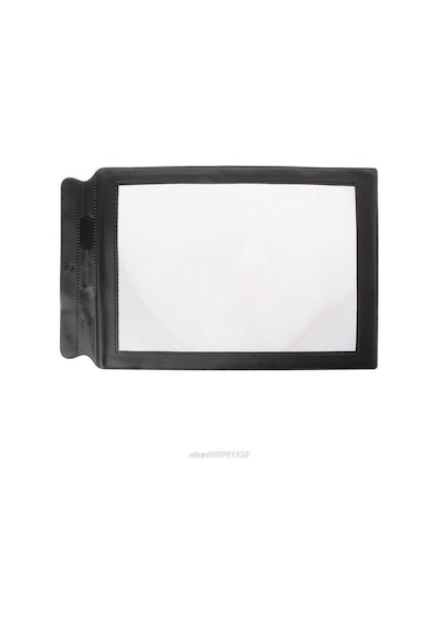3X Büyüteç A4 Boyutu 30X19.5Cm Esnek Pvc Plastik Tam Sayfa Okuma