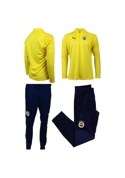 Fenerium Fenerbahçe Lisanslı Sarı Lacivert Eşofman Tk Sarı - Lacivert