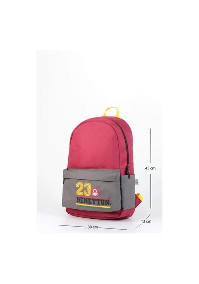 United Colors of Benetton Sırt Çantası 76014 Kırmızı