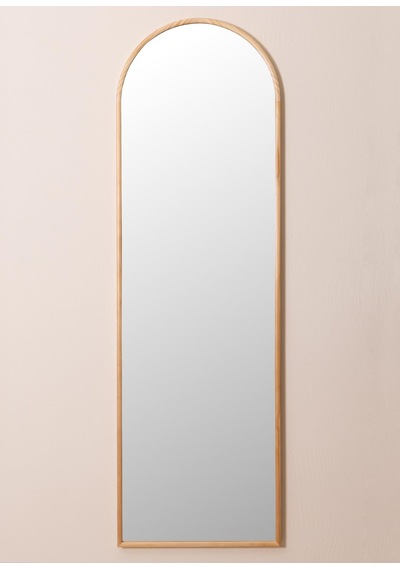 The Mia Ahşap Duvar Aynası 50x160 Cm Ahşap