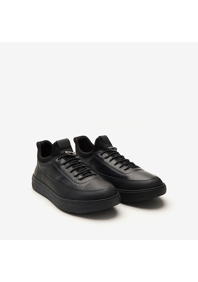 Black Matt + Black Safari + Black Stretch Sneaker Erkek Ka-26y-alfa7708 John May siyah