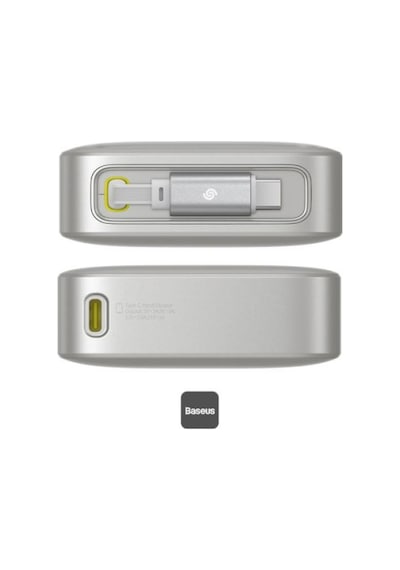 Baseus Free2pull 30w 10.000mah Gri Taşınabilir Şarj Cihazı Powerbank