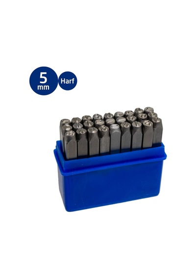 Partner Pt21215 Çelik Harf Zımba Takımı 5 Mm 3/16" 27 Parça