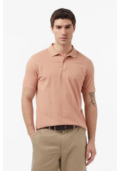 Nautica Erkek Bej Regular Fit Polo Yaka T-shirt-14491