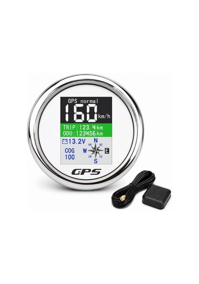 Kaolalı 85mm Su Geçirmez Dijital Gps Hız Göstergesi Tekne Araba Motosiklet