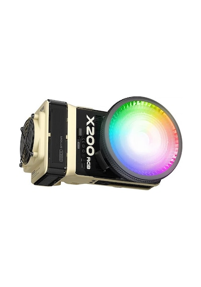 Zhiyun Molus X200 Rgb Combo Paket 200w Taşınabilir Led Video Işığı- Bej