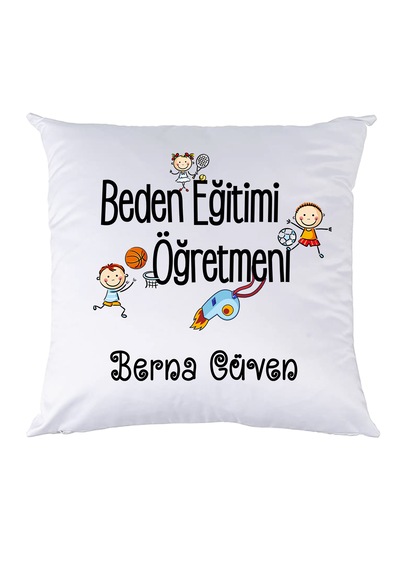 Beden Eğitimi Öğretmenine Öğretmenler Günü Hediyesi Isimli Yastık