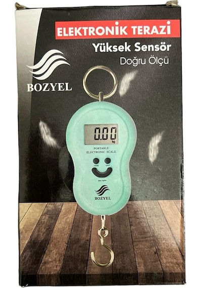 Bozyel Dijital El Tartısı Kantarı Mini Tartı Pilli Elektronik Tartı 50 Kg Hassas Kantar