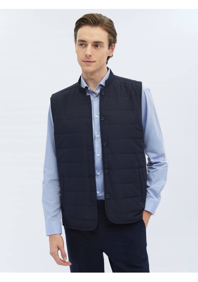 Kip Lacivert Dokuma Spor Yelek 560490