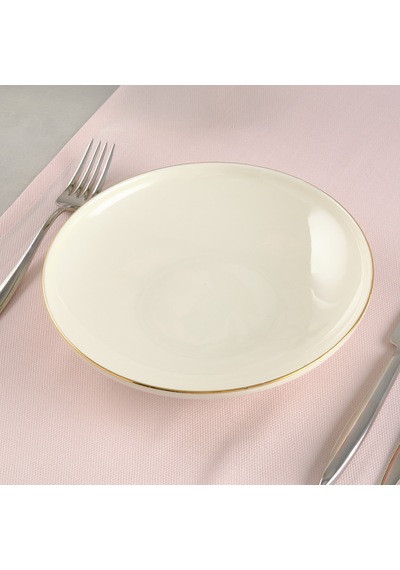 Aryıldız Hazel Gold Yemek Tabağı 21 Cm Renkli