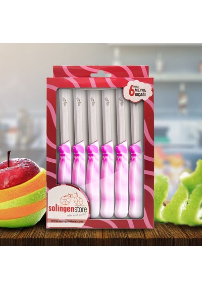 Solingen Meyve Bıçağı- Pembe Beyaz