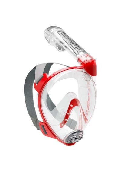 Cressi Duke Tam Yüz Maskesi Clear-red S/m Kırmızı