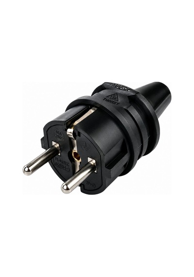 90304110 Topraklı Erkek Fiş Siyah 16a 250v