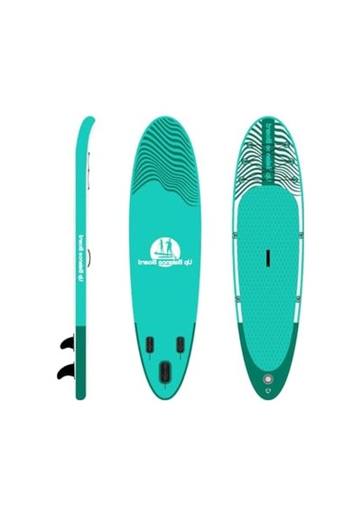 Şişme Sup Board 335x84x15 Cm, Koyu Yeşil Renk Seçeneği İle Su Sporları İçin