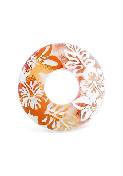 İntex Çiçek Desenli Tutunmalı Simit 76 Cm