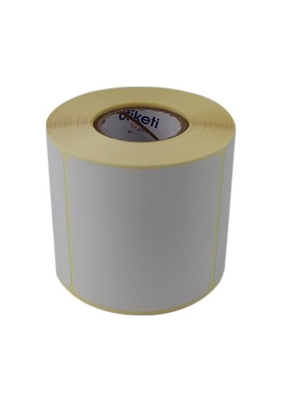 Eko Termal Etiket 80mm X 80mm Ruloda 500 Adet 40mm Kuka Çapında Direk Termal Transfer Etiketi Diğer