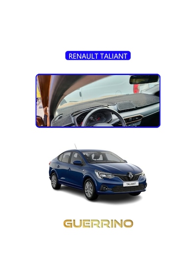 Renault Talıanttorpido Koruma Halısı Mavi Kenar
