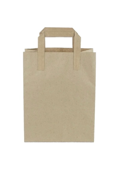 Kağıt Çanta Kraft 22x28x11 Kağıt Sap 25 Adet Kraft 22 X 30