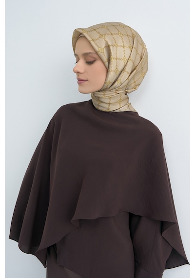 Armine Saf İpek Sura Eşarp-2026 İlkbahar-yaz- 953000d Vizon
