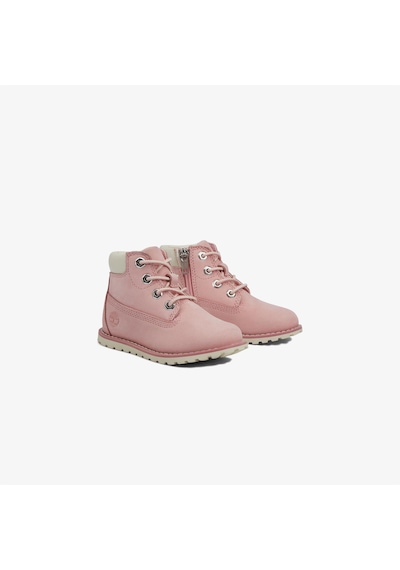 Timberland Pokey Pine Mid Çocuk Pembe Bot Tb1a27egv201 Açık Pembe - Gri