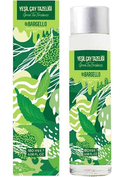 Bargello Yeşil Çay 180 Ml Cam Şişe Dökme Kolonya Edc - Mnms180edcyeş