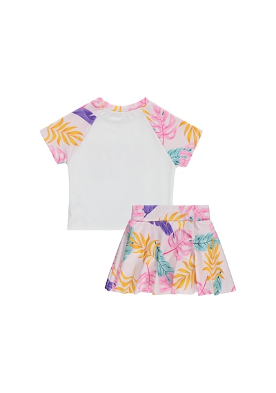 Civil Girls Lovely Bear Baskılı 2-12 Yaş Mayo Set - Pembe