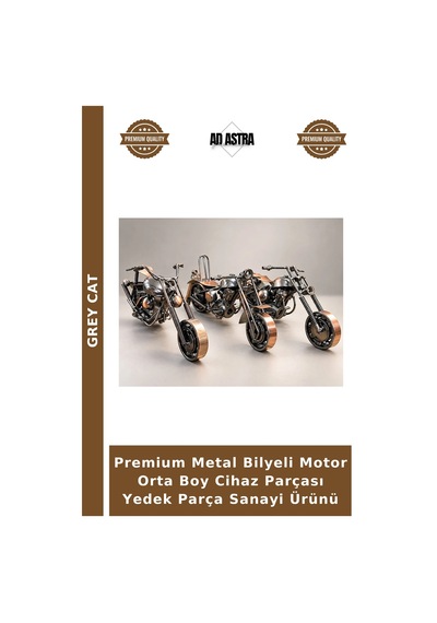 Premium Metal Bilyeli Motor Orta Boy Cihaz Parçası Yedek Parça Sanayi Ürünü