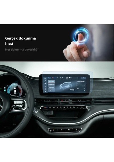 Fiat 500e Elektrikli Multimedya Ekran Koruyucu 10.25 İnç