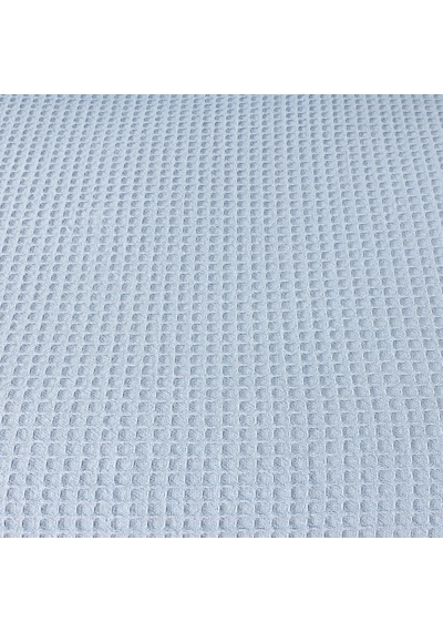Soft Rete Çift Kişilik Pike - Mavi - 200x220 Cm Çok Renkli