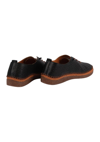 Napa Shoes Kadın Hakiki Deri Konforlu Nefes Alan Esnek Tabanlı Ayakkabı Napa-8208l Siyah