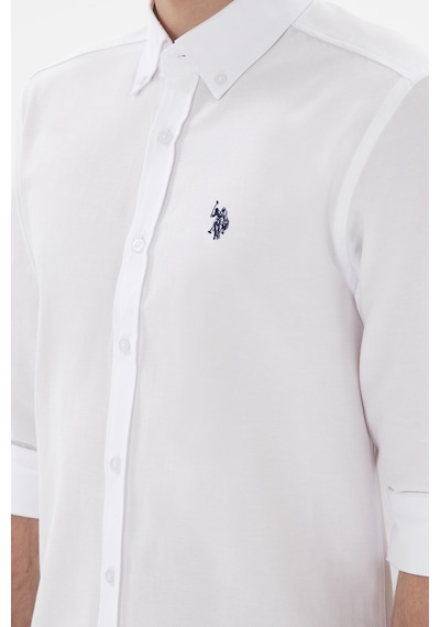 U.s. Polo Assn. Erkek Beyaz Gömlek Basic 50306338-vr013 Beyaz