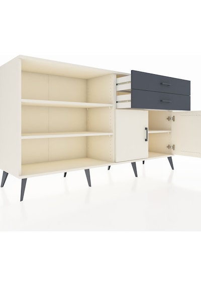 Hyperion Konsol 3 Raflı 2 Çekmeceli 2 Kapaklı 176x44x99 Aytaşı-ay Aytaşı-aytaşı/antrasit Hyperion Konsol 3 Raflı 2 Çekmeceli 2 Kapaklı 176x44x99 Aytaşı-ay Aytaşı-aytaşı/antrasit