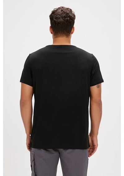 24.01.07.036 Bad Bear Felt Erkek T-shirt Nıght 24yyz6000010 Yz6001 Siyah
