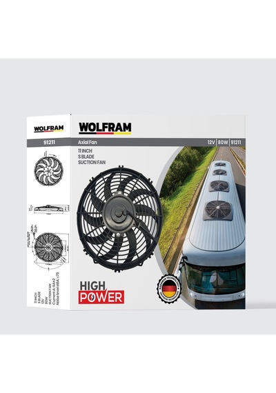 Axial Fan 11 İnch S Kanat Wolfram 91211