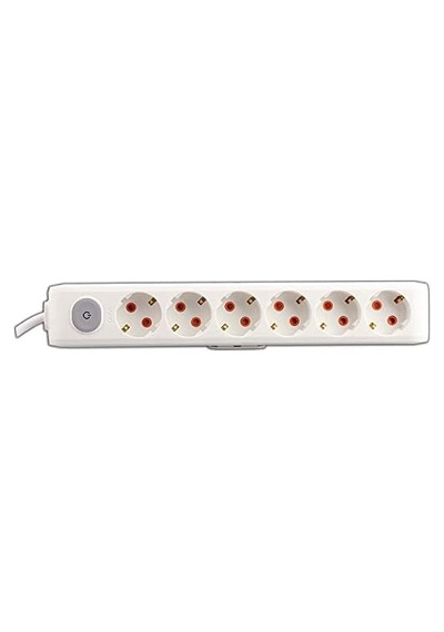 Multi-let Altılı Priz Anahtarlı Topraklı Kablolu Çocuk Korumalı 2 Mt 1