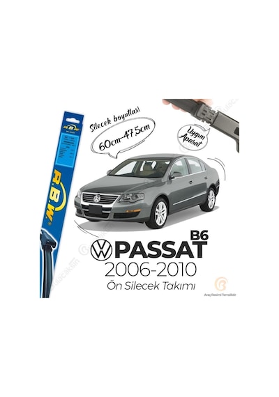Volkswagen Passat B6 Muz Silecek Takımı (2006-2010) RBW Volkswagen Passat B6 Muz Silecek Takımı (2006-2010) RBW