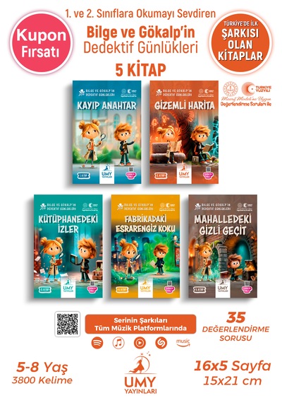 40 Kitaplık 7 Hikaye serisi - 1. Sınıf ve 2. Sınıf Hikaye Kitapları Seti