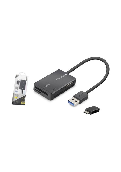 Usb Type-c 3.2 Gen1 All İn One Kart Okuyucu Cf Sd Microsd Ms 5 Gbps Siyah C313 Evimdeyokyok