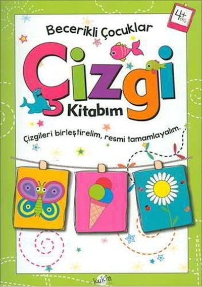 Kukla Yayınları Becerikli Çocuklar Çizgi Kitabım 4+ Yaş
