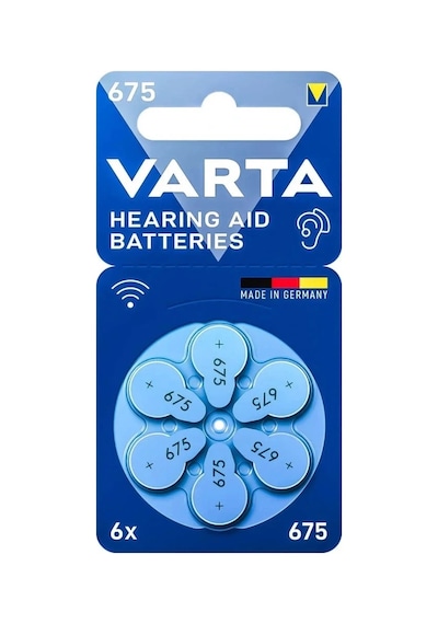 Varta 675 No Kulaklık Ve İşitme Cihazları Pili 6'lı Paket