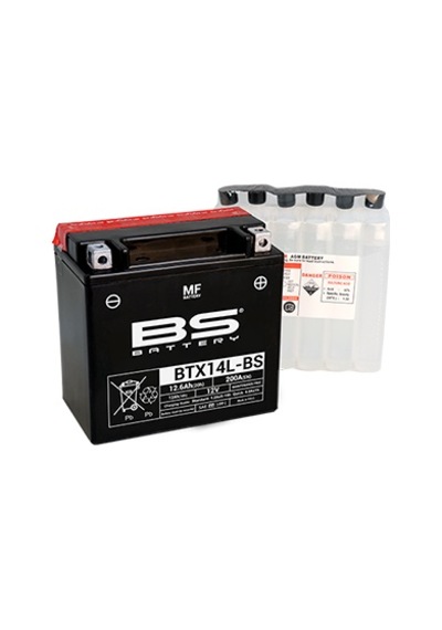 Bs Batery Btx14l-bs ( Yuasa Ytx14l-bs ) Motosiklet Aküsü