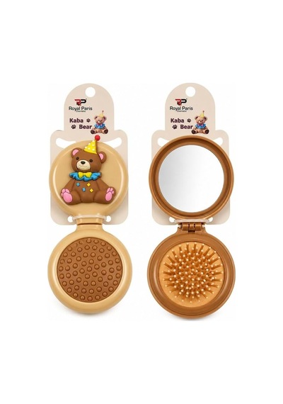 Royal Paris Rc-491 Mini Aynalı Çocuk Tarağı - Çanta Boy, Günlük Kullanıma Uygun Acıtmayan Pratik Saç Fırçası