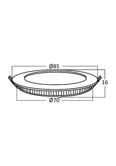 Braytron Sıva Altı Led Spot Beyaz Gövde 3W 6500K Yuvarlak Bp01-3