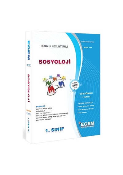 Egem Aöf Sosyoloji Ve 1,2,3, 4. Sınıf Konu/soru Çıkmış
